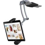CTA Digital Multi-Flex Tablet Stand + Mount?Black 360Deg Rotating Holder - 13in Screen Support - Black
