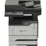 Lexmark MX520 MX522adhe Laser Multifunction Printer-Monochrome-Copier/Fax/Scanner-46 ppm Mono Print-1200x1200 Print-Automatic Duplex Print-120000 Pages Monthly-350 sheets Input-Color Sc