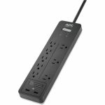 APC Home Office SurgeArrest 8 Outlets with 2 USB c harging ports (5V 2.4A in total) 120V