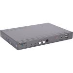 Gefen 4K Ultra HD HDMI KVM over IP - Receiver Package - 1 Remote User(s) - 4K - 2 x Network (RJ-45) - 4 x USB - 1 x HDMI - Rack-mountable  Surface-mountable - For PC