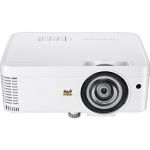 Viewsonic PS600W 3D Ready Short Throw DLP Projector - 16:10 - 1280 x 800 - Front  Ceiling - 720p - 5000 Hour Normal Mode - 15000 Hour Economy Mode - WXGA - 22000:1 - 3500 lm - HDMI - US