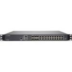 SonicWall NSA 4650 Network Security/Firewall Appliance - 20 Port - 1000Base-T  10GBase-X Gigabit Ethernet - DES  3DES  AES (128-bit)  AES (192-bit)  AES (256-bit)  MD5  SHA-1 - USB - 20