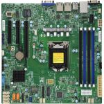 SuperMicro MBD-X11SCL-F-O mATX Motherboard LGA1151 Intel C242 Chipset Up to 128GB DDR4 2666MHz ECC Dual GbE LAN