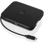 IOGEAR USB-C Dual HD Portable Dock - for Notebook - USB Type C - 1 x USB Ports - HDMI - Thunderbolt - Wired - TAA Compliant
