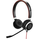 Jabra EVOLVE 40 MS Headset - Stereo - USB Type C - Wired - 32 Ohm - 150 Hz - 7 kHz - Over-the-head - Binaural - Supra-aural - Electret  Condenser  Uni-directional Microphone - Noise Can