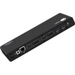 SIIG USB 3.1 Type-C Dual 4K Docking Station with Power Delivery - for Notebook - 60 W - USB 3.1 Type C - 7 x USB Ports - Network (RJ-45) - HDMI - DisplayPort - Audio Line Out - Micropho