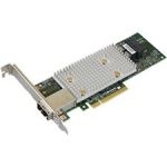 Microchip Adaptec SmartHBA 2100-8i8e Single - 12Gb/s SAS - PCI Express 3.0 x8 - Plug-in Card - RAID Supported - 0  1  5  10 RAID Level - 2 x SFF-8643  2 x SFF-8644 - 16 Total SAS Port(s