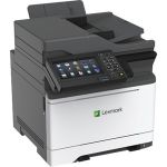 Lexmark CX625adhe Laser Multifunction Printer - Color - Copier/Fax/Printer/Scanner - 40 ppm Mono/40 ppm Color Print - 2400 x 600 dpi Print - Automatic Duplex Print - Up to 100000 Pages