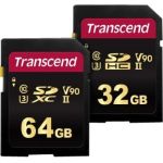 Transcend TS32GSDC700S 32 GB Class 10/UHS-II (U3) V90 SDHC - 25 Pack - 285 MB/s Read - 180 MB/s Write - 5 Year Warranty