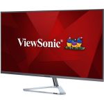 Viewsonic Ultra Slim VX3276-2K-MHD 32in WQHD LED LCD Monitor - 16:9 - Silver - 2560 x 1440 - 1.07 Billion Colors - 250 Nit - 4 ms - HDMI - DisplayPort
