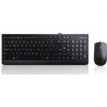 Lenovo 300 USB Combo Keyboard & Mouse - US English (103P) - Retail - USB Cable English (US) - USB Cable Optical - 1600 dpi - 3 Button - Scroll Wheel - Symmetrical - Compatible with PC