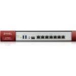 ZyXEL ZyWALL ATP500 Network Security/Firewall Appliance - 7 Port - 1000Base-T  1000Base-X - Gigabit Ethernet - DES  3DES  AES (256-bit)  MD5  SHA-1  SHA-2 - 7 x RJ-45 - 1 Total Expansio
