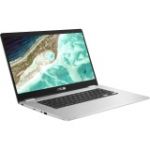 Asus Chromebook C523NA-DH02 15.6in Chromebook - 1366 x 768 - Celeron N3350 - 4 GB RAM - 32 GB Flash Memory - Silver - Chrome OS - Intel HD Graphics - Bluetooth