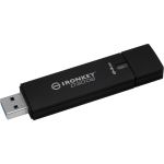 Kingston 64GB IronKey D300 D300S USB 3.1 Flash Drive - 64 GB - USB 3.1 - Anthracite - TAA Compliant