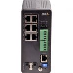 AXIS T8504-R Industrial PoE Switch - 2 10/100/1000Base-T  2 SFP Input Port(s) - 4 10/100/1000Base-T Output Port(s) - 240 W - Black