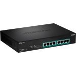 TRENDnet 8-Port Gigabit Full Power PoE+ Switch - 8 Ports - 2 Layer Supported - Twisted Pair - Rack-mountable