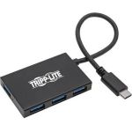 Tripp Lite USB C Hub 4-Port USB-A Compact USB 3.1 Gen 1 Portable Aluminum - USB - External - 4 USB Port(s) - 4 USB 3.1 Port(s) - PC