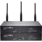 SonicWall TZ350W Network Security/Firewall Appliance - 5 Port - 1000Base-T Gigabit Ethernet - Wireless LAN IEEE 802.11ac - AES (192-bit)  AES (128-bit)  AES (256-bit)  DES  MD5  3DES  S