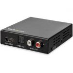 StarTech.com 4K HDMI Audio Extractor with 40K 60Hz Support - HDMI Audio De-embedder - HDR - Toslink Optical Audio - Dual RCA Audio - HDMI Audio - Supports the latest HDMI 2.0 specificat