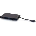 C2G USB C to HDMI  VGA and Ethernet Hub with SD Card Reader and Power - for Notebook/Tablet PC/Desktop PC/Smartphone - 100 W - USB 3.1 Type C - 5 x USB Ports - 2 x USB 3.0 - Network (RJ