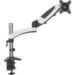 Amer Hydra Mounting Arm for Curved Screen Display  Flat Panel Display - 65in Screen Support - 33.07 lb Load Capacity - Steel  Aluminum  Alloy  Plastic - White  Black  Chrome