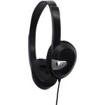 AVID FV-060 Lightweight Headphone with 3.5MM Plug  Black - Black - Mini-phone (3.5mm) - Wired - 32 Ohm - 20 Hz 20 kHz - Over-the-head - 6 ft Cable