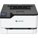 Lexmark C3224dw Desktop Wireless Laser Printer - Color - 24 ppm Mono / 24 ppm Color - 2400 x 600 dpi Print - Automatic Duplex Print - 251 Sheets Input - Ethernet - Wireless LAN - 30000
