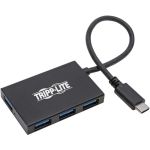 Tripp Lite USB C Hub 4-Port USB-A USB 3.1 Gen 2 10 Gbps Portable Aluminum - USB Type C - External - 4 USB Port(s) - 4 USB 3.1 Port(s) - Chrome OS  Mac  PC  Android