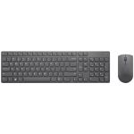 Lenovo Professional Ultraslim Wireless Combo Keyboard and Mouse- US English - USB Type A Wireless RF English (US) - USB Type A Wireless RF 3200 dpi - AAA - Compatible with PC  Windows
