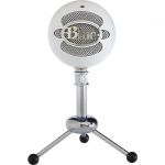 Blue Snowball Microphone - 40 Hz to 18 kHz - Wired - Condenser - Cardioid  Omni-directional - Stand Mountable - USB