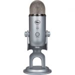 Blue Yeti Microphone - Stereo - 20 Hz to 20 kHz - Wired - Condenser - Cardioid  Bi-directional  Omni-directional - Desktop  Stand Mountable  Side-address - USB