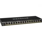 NETGEAR GS316PP 16-Port Ethernet High Power PoE+ Switch 183W total power budget Silent Operation