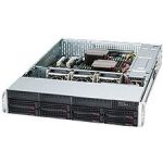 Supermicro CSE-825TQC-R802LPB 2U SuperChassis Supports Dual and Single AMD Processors 8x 3.5in Hot-Swap Bays 2x 3.5in Fixed