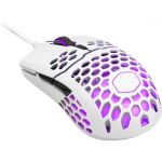 Cooler Master MM-711-WWOL1 MasterMouse MM711 RGB Gaming Mouse Optical USB 16000dpi Scroll Wheel 6 Button Matte White