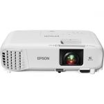 Epson PowerLite E20 LCD Projector - 4:3 - White - 1024 x 768 - Front  Ceiling  Rear - 6000 Hour Normal Mode - 12000 Hour Economy Mode - XGA - 15000:1 - 3400 lm - HDMI - USB