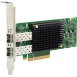 HPE SN1610E 32Gb 2-port Fibre Channel Host Bus Adapter - PCI Express 4.0 - 32 Gbit/s - 2 x Total Fibre Channel Port(s) - SFP+ - Plug-in Card