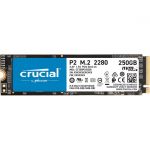 Crucial CT250P2SSD8 P2 250GB 3D NAND NVMe PCIe M.2 SSD Reads up to 2100MB/s Writes up to 1150MB/s