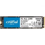 Crucial CT500P2SSD8 P2 500GB 3D NAND NVMe PCIe M.2 SSD Reads up to 2300MB/s Writes up to 950MB/s