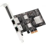 SIIG Dual 2.5G 4-Speed Multi Gigabit Ethernet PCIe Card - 10M/100M/1Gbps/2.5Gbps Ethernet Data Rates