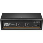 Vertiv Cybex SC900 Secure KVM | Dual Head | 2 Port Universal DisplayPort | NIAP version 4.0 Certified - Secure Desktop KVM Switches | Secure KVM Switch | Dual Head | NIAP Certified | Se