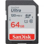 SanDisk Ultra 64 GB Class 10/UHS-I (U1) SDXC - 1 Pack - 10 MB/s Write - 5 Year Warranty