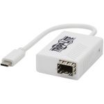 Tripp Lite USB-C 3.2 Gen 1 to Fiber Optic Gigabit Ethernet Adapter Open SFP Port for Singlemode/Multimode 1310 nm LC - USB 3.1 (Gen 1) Type C - 1 Port(s) - Optical Fiber