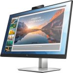HP E24d G4 24in Class Webcam Full HD LCD Monitor - 16:9 - Black - 23.8in Viewable - In-plane Switching (IPS) Technology - LED Backlight - 1920 x 1080 - 250 Nit - 5 msGTG - 60 Hz Refresh