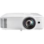 Optoma W309ST 3D Short Throw DLP Projector - 16:10 - Ceiling Mountable  Wall Mountable - White - 1280 x 800 - Front  Rear  Ceiling - 720p - 6000 Hour Normal Mode - 10000 Hour Economy Mo