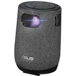 Asus ZenBeam Latte L1 DLP Projector - 16:9 - Portable - Black  Gray - 1280 x 720 - Front  Rear  Ceiling - 30000 Hour Normal ModeHD - 400:1 - 300 lm - HDMI - USB - Wireless LAN - Bluetoo