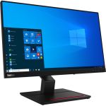 Lenovo ThinkVision T24T-20 23.8in LCD Touchscreen Monitor - 16:9 - 4 ms Extreme Mode - 24in Class - Capacitive - 10 Point(s) Multi-touch Screen - 1920 x 1080 - Full HD - In-plane Switch