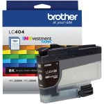 Brother INKvestment LC404BK Original Standard Yield Inkjet Ink Cartridge - Single Pack - Black - 1 Each - 750 Pages