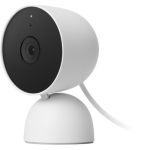 Google Nest 2 Megapixel Indoor Full HD Network Camera - Color - 15 ft Infrared/Color Night Vision - H.264 - 1920 x 1080 - Wall Mount  Table Mount - Google Home Supported