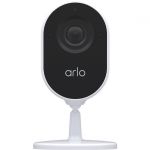 Arlo Essential Indoor Full HD Network Camera - Color - 1 Pack - Infrared Night Vision - H.264 - 1920 x 1080 - Wall Mount - Alexa  Google Assistant  IFTTT  SmartThings Supported