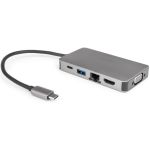 Rocstor Premium USB-C Multiport Adapter + PD Charging - for Notebook - 100 W - USB Type C - 4K  2K - 3840 x 2160  1920 x 1200 - 2 x USB 3.0 - 1 x USB Type-A Ports - USB Type-A - 1 x USB
